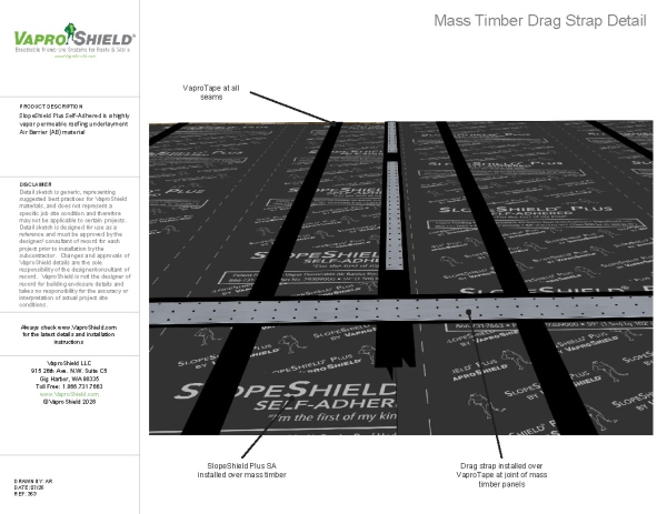 Mass Timber Drag Strap
